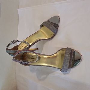 Ted Baker London Shimmer Ankle Strap Sandal Heel  9.5 (40.5)